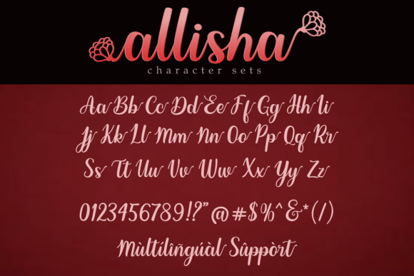 Allisha: A Handwritten Font for Editorial Elegance