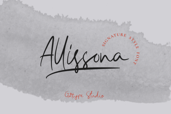 Allissona: A Handwritten Typeface for Elegant Editorial Design
