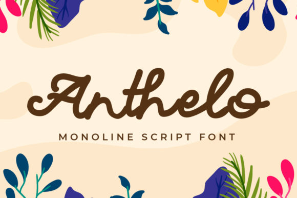 Anthelo: A Handwritten Font for Modern Web Design