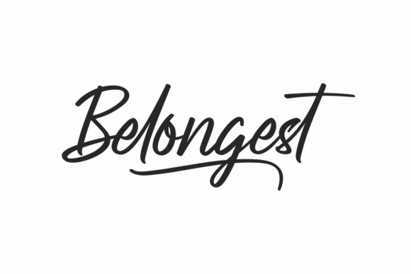 Belongest: A Handwritten Font for Branding
