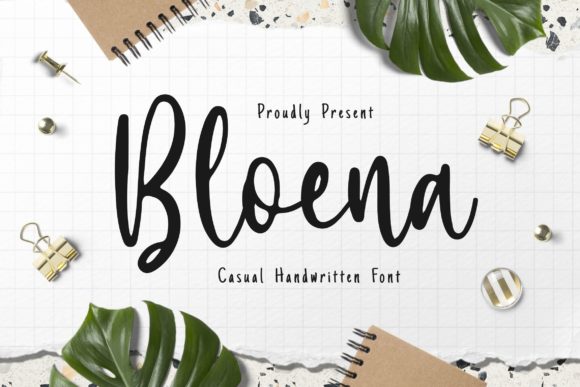 Bloena: A Timeless Handwritten Font for Editorial Design