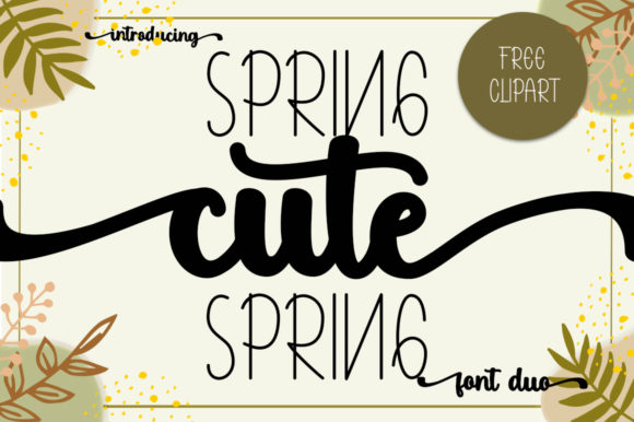 Cute Spring: A Handwritten Font for Web Design