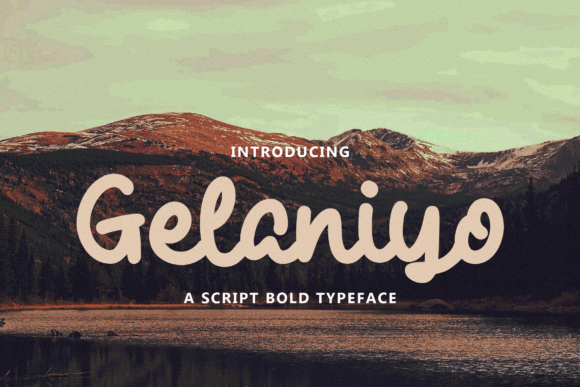 Gelaniyo: A Handwritten Font for Bold Editorial Design
