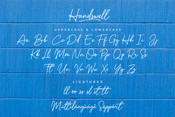 Handswell: A Handwritten Font for Elegant Branding