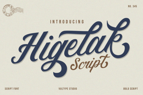 Higelak: A Handwritten Font for Stronger Branding