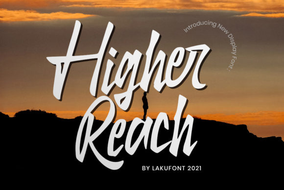 Higher Reach: A Tall Handwritten Font for Bold Branding