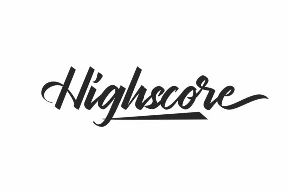 Highscore: A Calligraphy Font for Makers