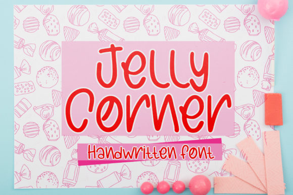Jelly Corner: A Playful Handwritten Font for Crafters
