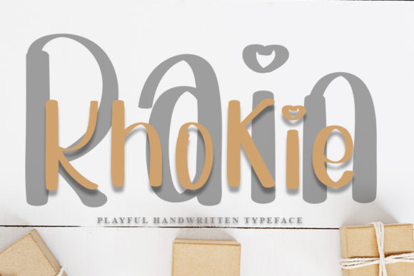 Khokie Rain: A Playful Handwritten Font for Editorial Design