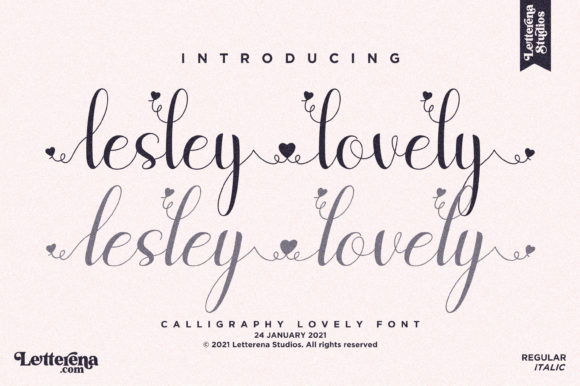 Lesley Lovely Font: Elevate Your Brand Identity