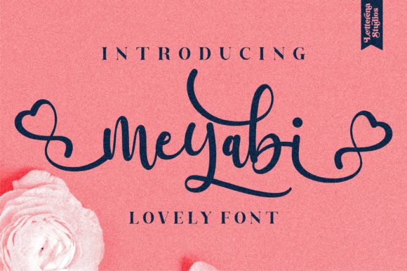 Meyabi: A Heartfelt Script Font for Editorial Design