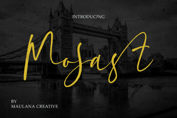 Mosast: A Script Font for Modern Web Design