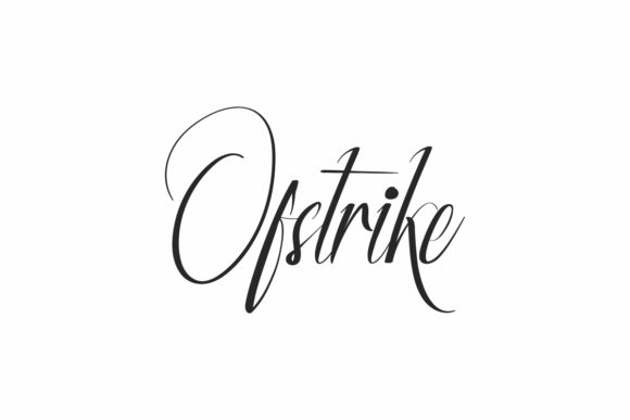 Ofstrike: The Handwritten Font for Makers