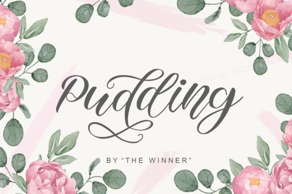 Pudding Font: A Handwritten Typeface for Crafters