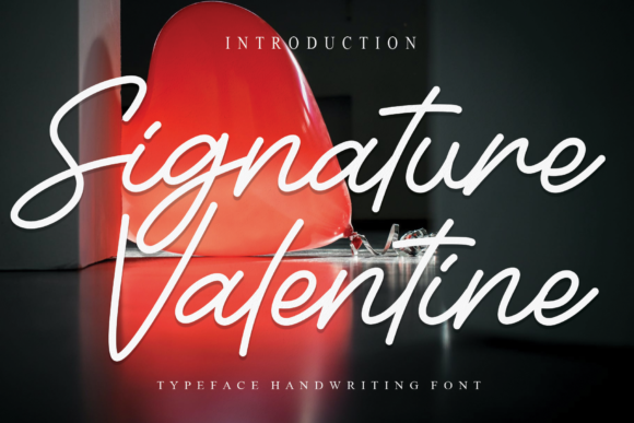 Signature Valentine: A Handwritten Font for Branding
