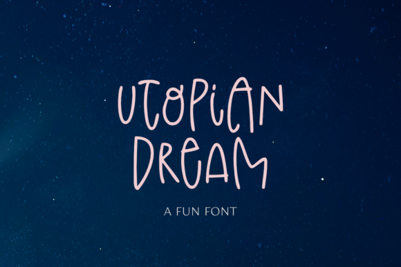 Utopian Dream: A Handwritten Font for Modern Marketers