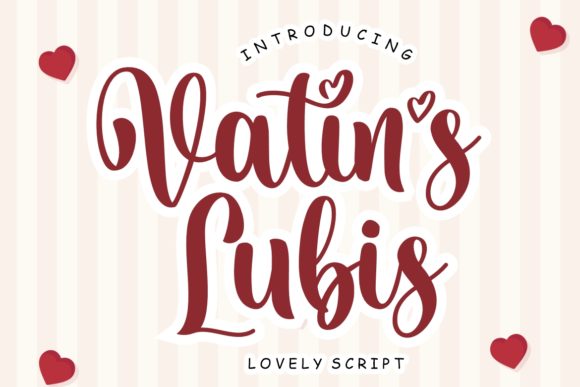 Vatin s Lubis Font for Campaign Design